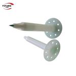 White Plastic Drywall Anchors / External Insulation Board Fixings Strong