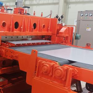 China 380V Voltage Cold Rolling Flying Shear Steel Coil Cutting Machine for 35T Coil Weight factory