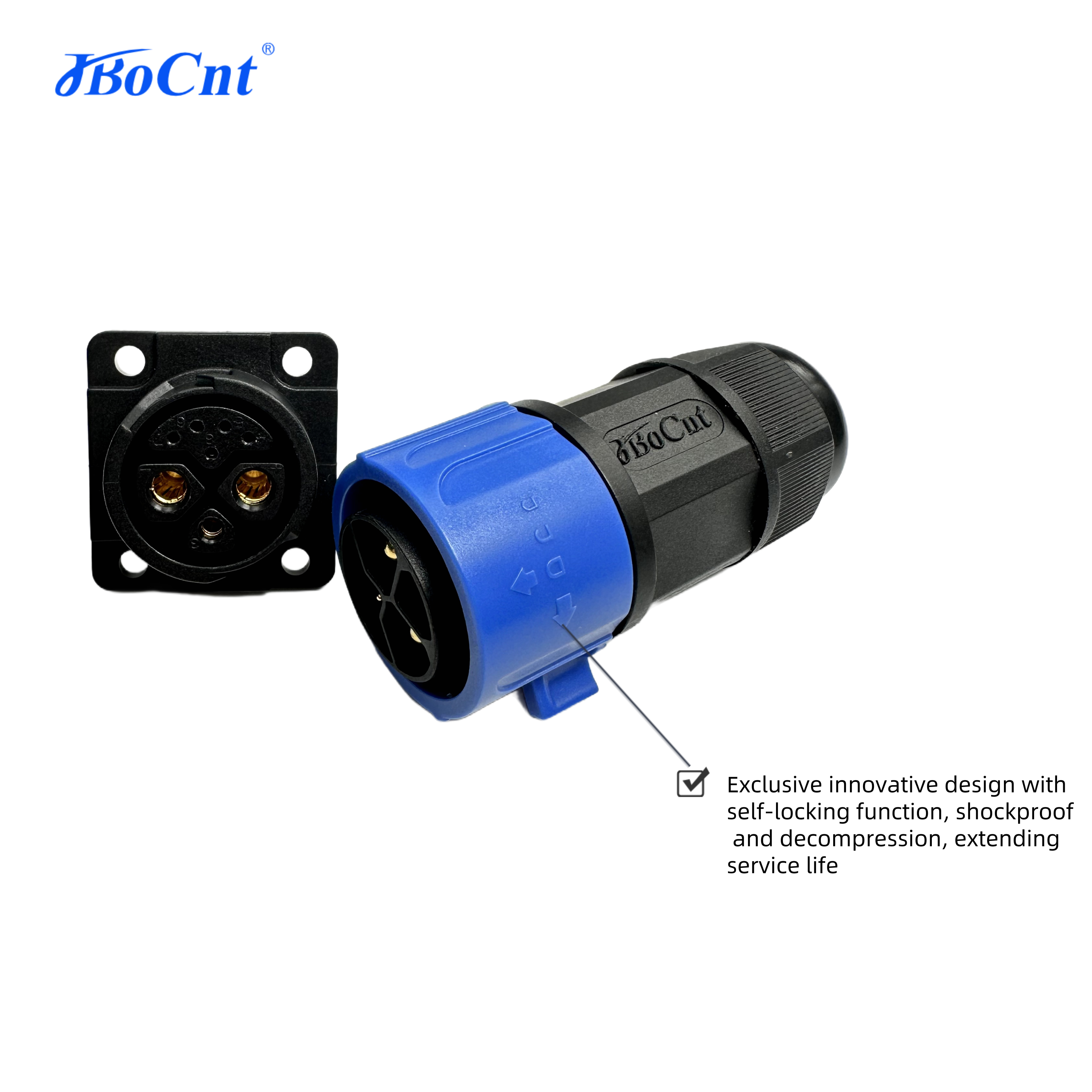 Quick Lock EBIKE Connector M25 2+1+5 Waterproof Plug New Energy Lithium Ion