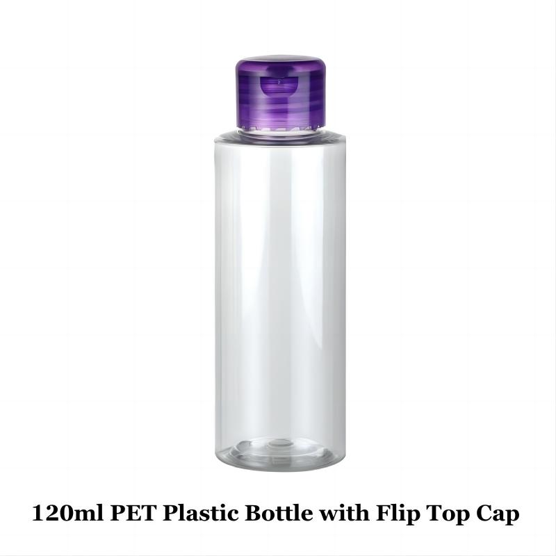 100ml 120ml PET Plastic Bottle with Pump Sprayers for Eco-friendly Cosmetic Packaging