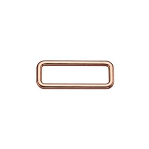 China Oval Shape 7mm Bra Ring Adjuster , Bra Strap Slides And Rings factory