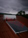 300L Thermal Flat Plate Collectors Solar Water Heating System 304 Inner Tank