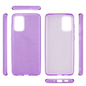 Dual Layers Shockproof Phone Cases Glitter Anti Drop For Samsung Galaxy S20