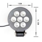 21W Led Power 5 Inch Vehicle Work Light 7PCS*3W High Intensity LEDS Waterproof