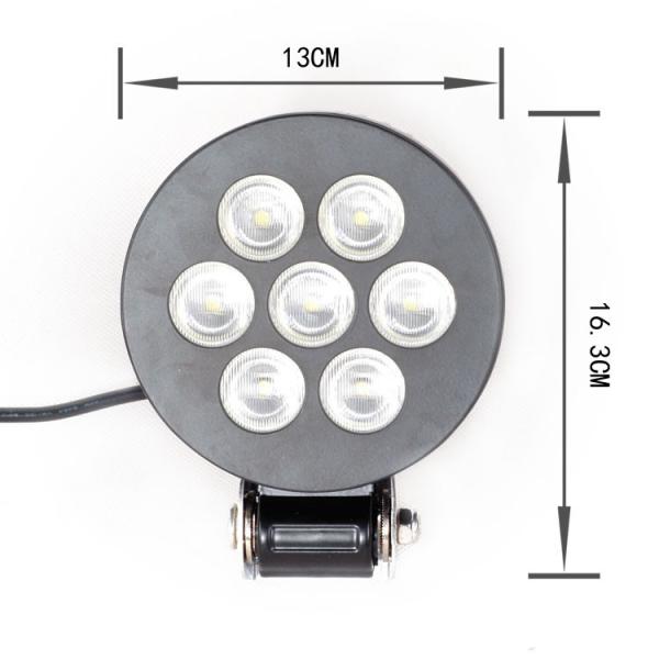 21W Led Power 5 Inch Vehicle Work Light 7PCS*3W High Intensity LEDS Waterproof