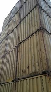 China Dry Steel Used 20ft Shipping Container Hot Dip Galvanized Door factory