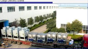 China High Efficiency Industrial Water Chiller With Siemens Spray Pump Control factory