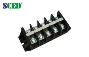 China Black High Current Power Terminal Block Pitch 20.00mm 600V 80A For Rail Transportation factory