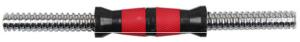 China 14'' 25mm Straight Dumbbell bar for sale with rubber handle grip factory