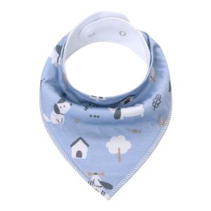 China 24 Months Organic Cotton Drool Bibs Unisex Newborn Bibs With Adjustable Snaps factory