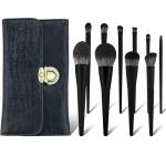 OEM Fashion Cosmetic Brush Set Microcrystalline Bristles With Case