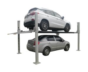 China Lifting Height 1968mm 4 Post Garage Lift Four Post Parking Lift 110V-415V/20Amp factory
