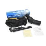 High Definition BAK4 Black Compact Zoom Spotting Scope with Tripod Carrying Case