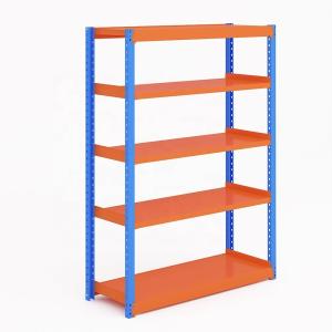 China Easy Assembly Boltless 5 Layer Shelving Rack for Warehouse Storage Width 800-1800mm factory
