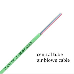 China 24c Stranded Air Blown Micro Cable G657a1 Fiber No Gel Black color factory