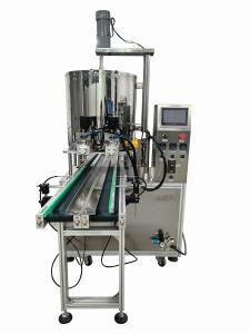 China Servo Double Head Filling Machine For Creams 5KW 80L Drum Volume factory