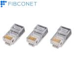 8p8c UTP RJ45 Connector Gold Plated for Fiber Optic Equipment Network Ethernet
