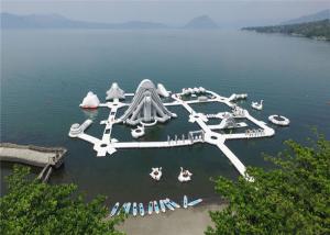 China Nontoxic Outdoor Commercial Inflatable Water Park Unique Modern Design factory