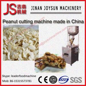 China Adjustable Peanut / Almond Slicer Machine Peanut Cutting Machine 300kg / h factory