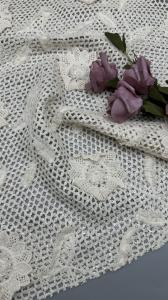 China Embroidered Leafy Sequin Lace Fabric High Quality For Party Dress factory