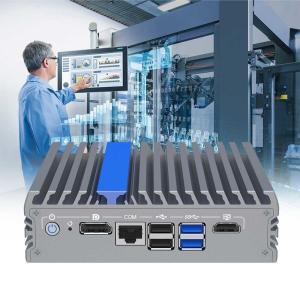 China Fanless Mini PC N100 12th Gen Alder Lake CPU 4 Lan Firewall Computer factory