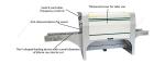 PYM200 Woodworking Circular Saw 200mm Multi Blade Rip Saw for Building Material