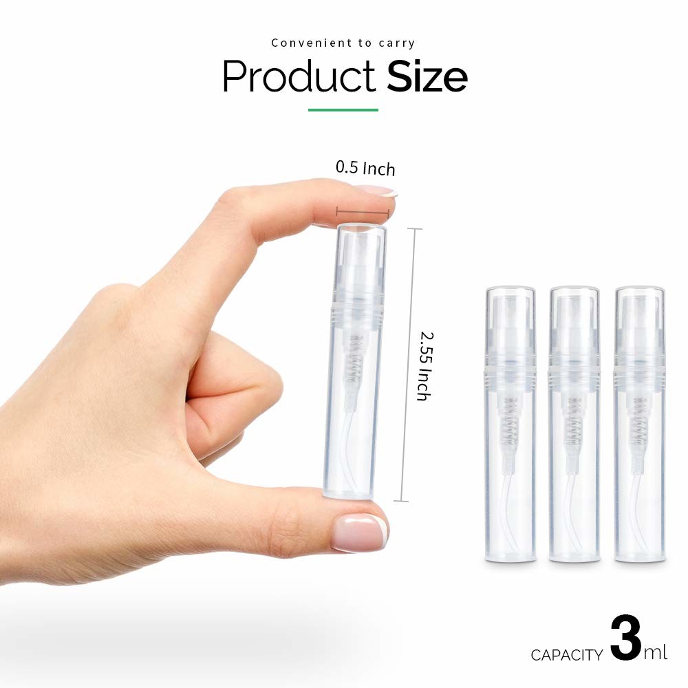 Transparent Pocket Perfume Refillable Spray Bottle Portable Outgoing Use