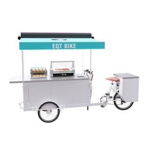 China User Friendly Burger Food Cart With Large Product Operation Space factory