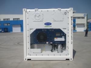 China White Refrigerated Shipping Container With Carrier Machinery 5ft/10ft/20ft/40ft factory