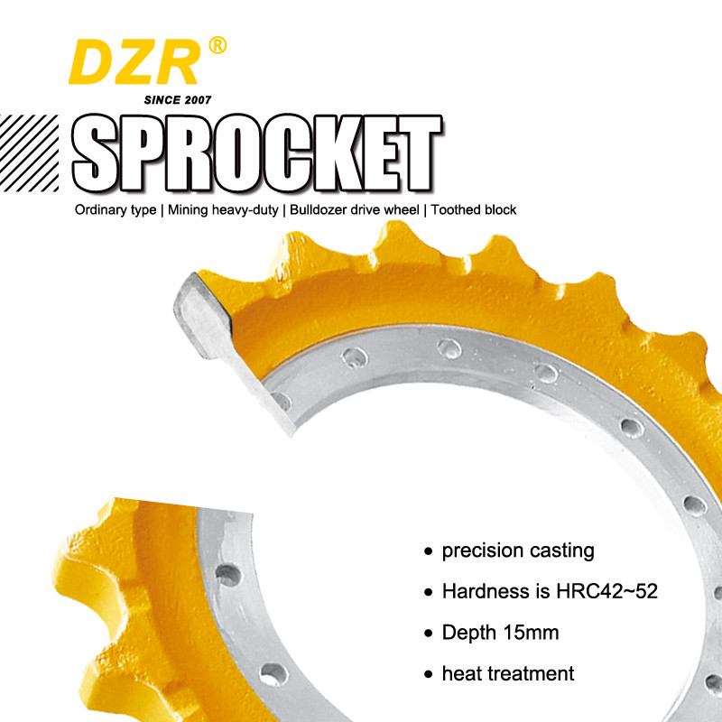 D355 Excavator Sprocket Segment Undercarriage Parts 195-27-33110N For Construction Machinery