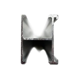 China 3 Meters Black Anodized Solar Pv Aluminium Mounting Rail For Universal Compatibility factory