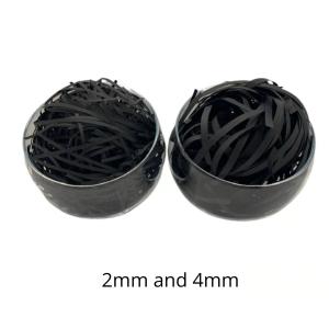 China Big Pack Parcel 3mm Iridescent Black Shredded Paper For Box Filling factory