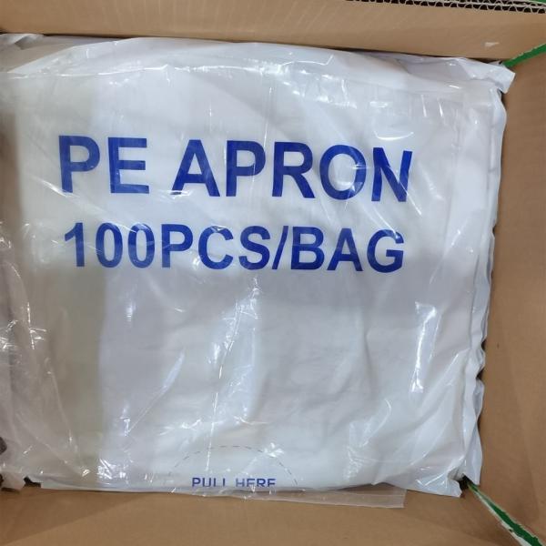 Wholesale Biodegradable Pla cornstarch Apron Embossed Or Smooth Apron Disposable