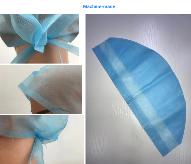 SMS PP 64 X 13cm Disposable Bouffant Cap Medical Hair Bouffant EN14683