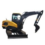4000kg Mini Backhoe Excavator 3.3m Digging Depth 4.4km/H Miniature Excavator