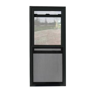 China Hollow Grade 6 1.8mm Vertical Double Hung Window factory