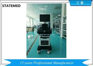 China Double Screen 19 Inch Trolley Ultrasound Scanner 4D High Definition Image factory