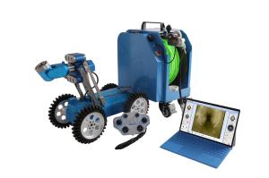 China Computer Controlled CCTV Inspection Camera , Lightweight Sewer Robot Camera factory