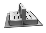 5 Years Warranty Gas Station Recessed Surface mount LED Canopy Light 150W