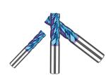 HRC55 ° Flat End Mill Cutter High Performance Tungsten Carbide Milling Cutters