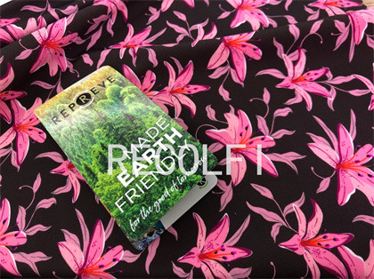 Pilling Resistant Color Printing Activewear Made From Recycled Plastic Gym Wearing