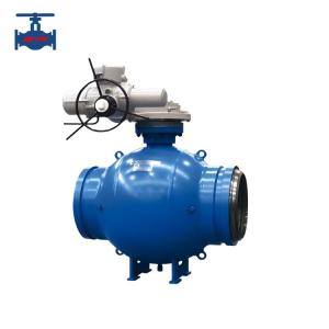 China Forged Steel Welding Float Ball Valve Trunnion Mounted Fixed Ball Valve factory