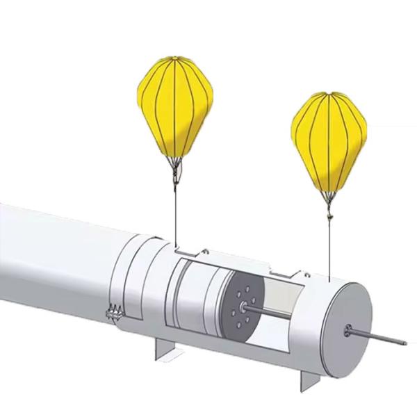 China Parachute Air Lift Bags With Underwater Open Bottom For Underwater Geotechnical Surveys factory