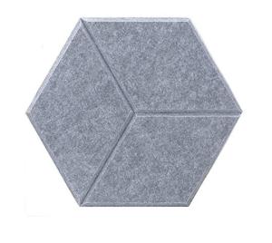 China Carved Hexagonal Acoustic Panels Sound Proofing Home Studio Workspace factory