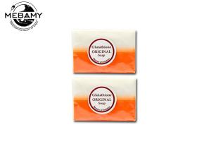China All Natural Organic Handmade Soap , Dual Gluta Whitening Soap Skin Repair Bleaching factory