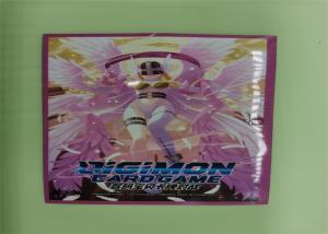 China OPP VMPET CPP Material Custom Card Sleeves Gravure Printing Size 66X91mm factory