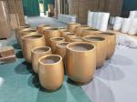 China Wholesale Round Shape Fiberglass Flower Pots GRP Planter Box For Outdoor