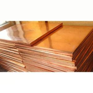 China 4x8 Pure Copper Plate Sheet 0.5mm 2mm 1mm 5mm 10mm Thick 99% C10100 C10200 C10300 factory
