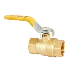 China Antiwear 1/2 3/4 1 Inch Brass Gas Ball Valve Full Port Anti Leakage factory