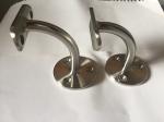 Satin / Mirror Wood Handrail Connectors , Stainless Steel Wall Brackets